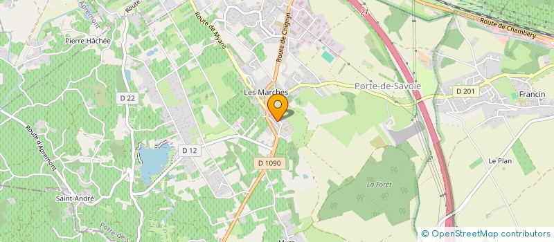 localisation de l'entreprise CHRISYL  PORTE-DE-SAVOIE