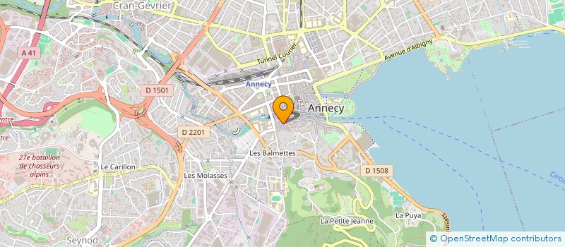 localisation de l'entreprise CHRISYL à ANNECY