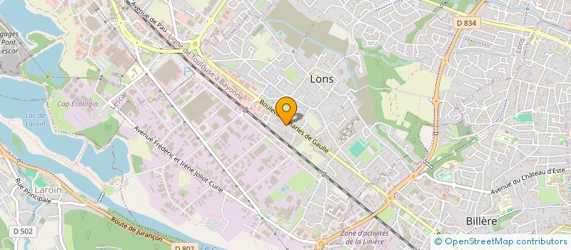 localisation de l'entreprise CHRISYL à LONS