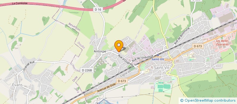 localisation de l'entreprise CHRISYLVAL  SAINT-VIT