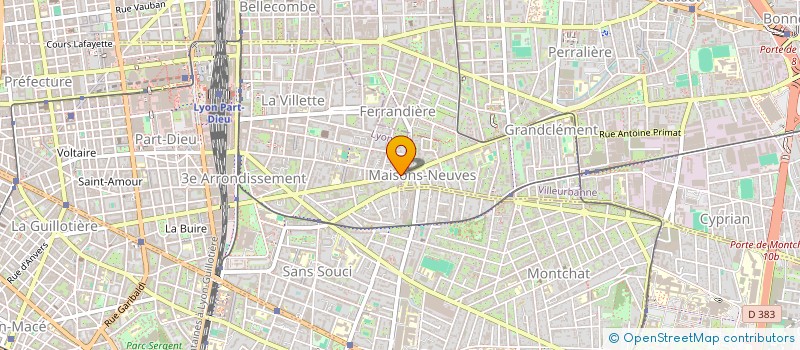 localisation de l'entreprise CHRIV 80  LYON