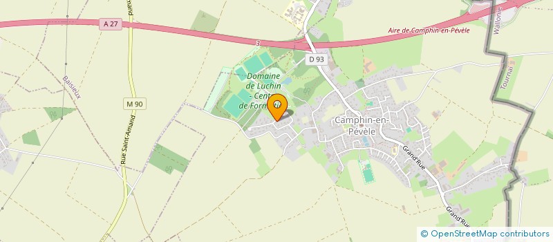 localisation de l'entreprise CHROM à CAMPHIN-EN-PEVELE