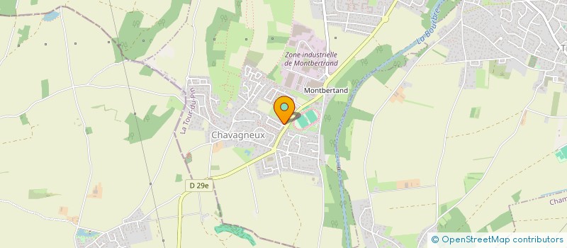 localisation de l'entreprise CHROM'JADE à CHARVIEU-CHAVAGNEUX