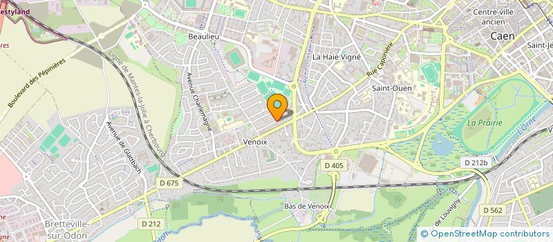 localisation de l'entreprise CHROMA à CAEN