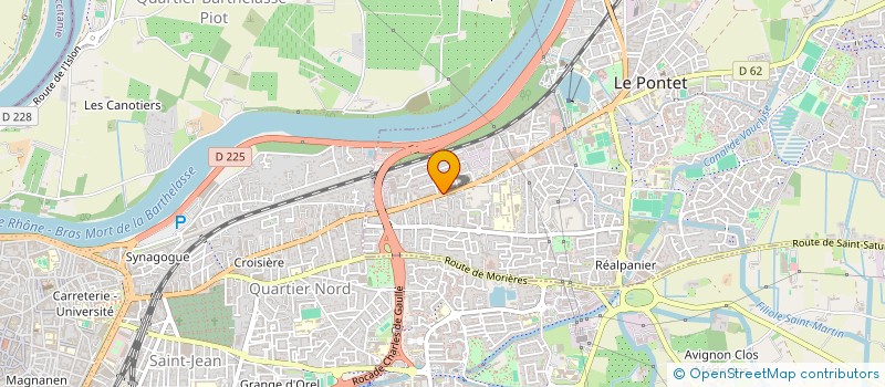 localisation de l'entreprise CHROMA  LE PONTET