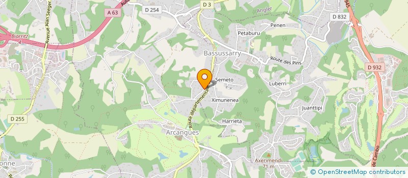 localisation de l'entreprise CHROMA  HENDAYE