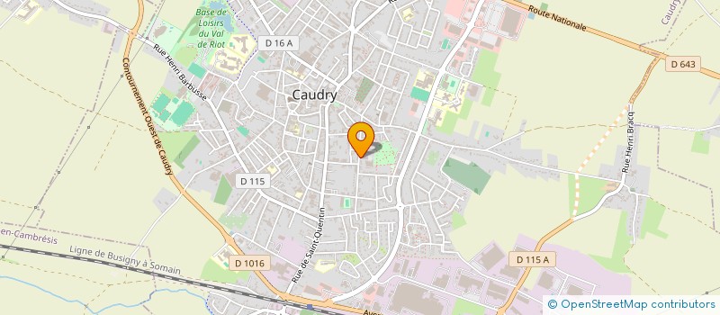 localisation de l'entreprise CHROMA BIOTECH à CAUDRY