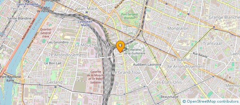 localisation de l'entreprise CHROMA CREATIVES  LYON