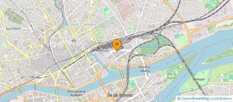 localisation de l'entreprise CHROMA PROD à NANTES
