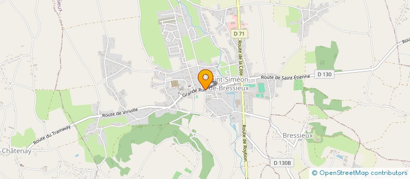 localisation de l'entreprise CHROMA PURE  SAINT-SIMEON-DE-BRESSIEUX