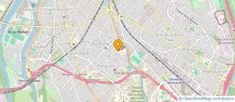 localisation de l'entreprise CHROMALYS à TOULOUSE