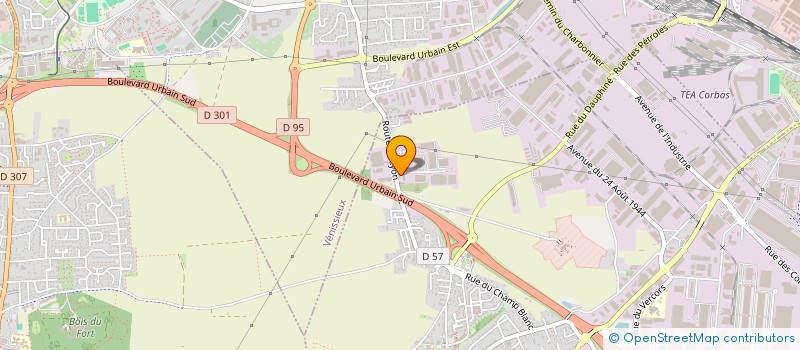 localisation de l'entreprise CHROMASTYL à CORBAS