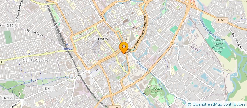 localisation de l'entreprise CHROMATIQUE à TROYES