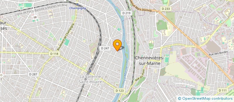 localisation de l'entreprise CHROMATISME à SAINT-MAUR-DES-FOSSES