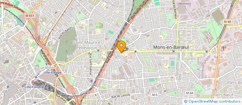 localisation de l'entreprise CHROMATURGIE  MONS-EN-BARUL