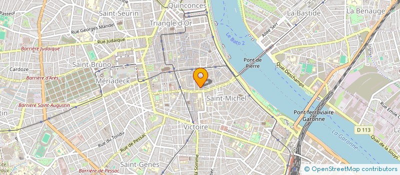 localisation de l'entreprise CHROME COFFEE SHOP  BORDEAUX