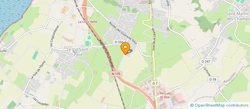 localisation de l'entreprise CHROME L  LE VAL-SAINT-PERE