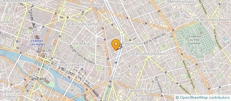 localisation de l'entreprise CHROME SERIGRAPHIE  PARIS