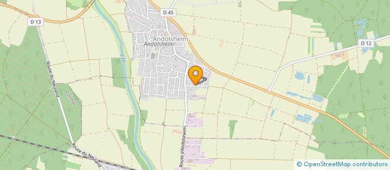 localisation de l'entreprise CHROME SERVICES  ANDOLSHEIM