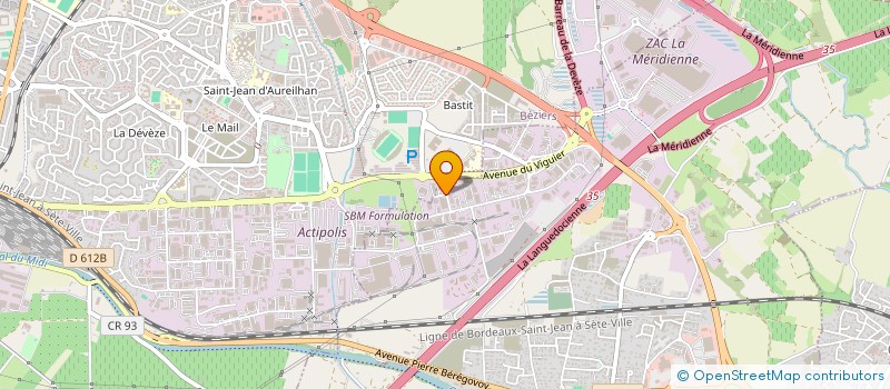 localisation de l'entreprise CHROMENIC à VILLENEUVE-LES-BEZIERS