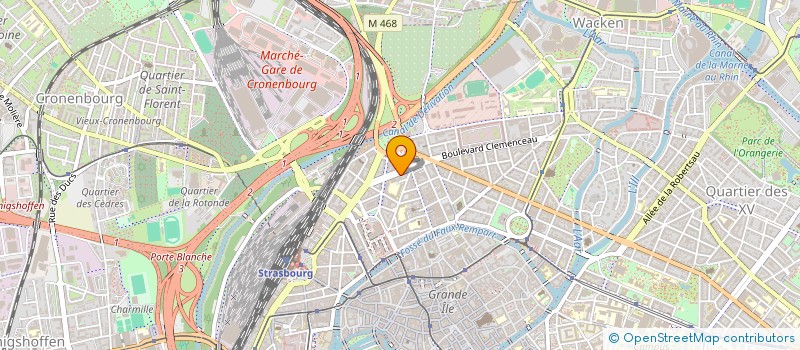 localisation de l'entreprise CHROMES ET BOIS à STRASBOURG
