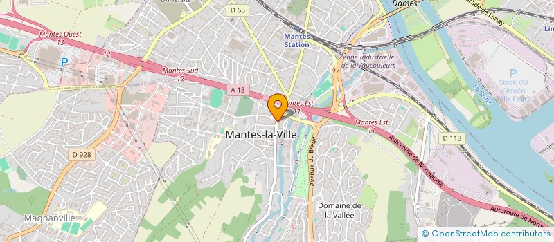 localisation de l'entreprise CHROMIUM à MANTES-LA-VILLE