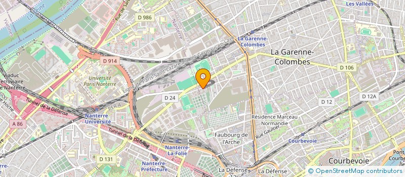 localisation de l'entreprise CHROMO 2  LA GARENNE-COLOMBES