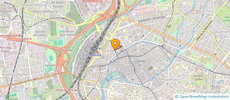 localisation de l'entreprise CHROMOSOME 3 à STRASBOURG