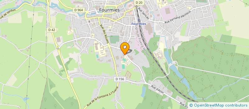 localisation de l'entreprise CHROMOTEC à FOURMIES
