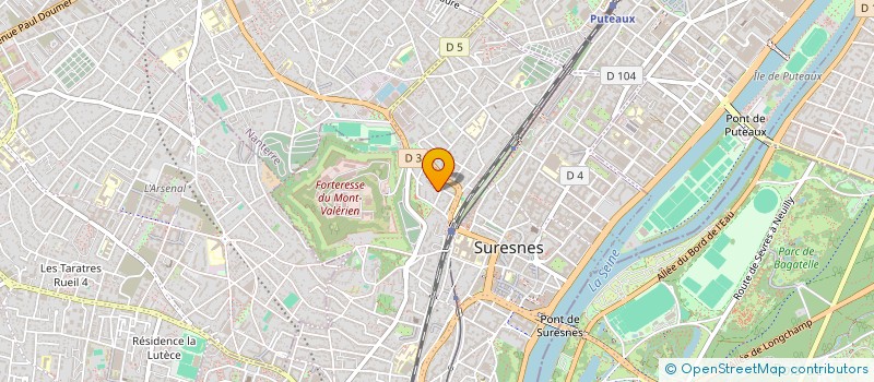 localisation de l'entreprise CHRONICA à SURESNES