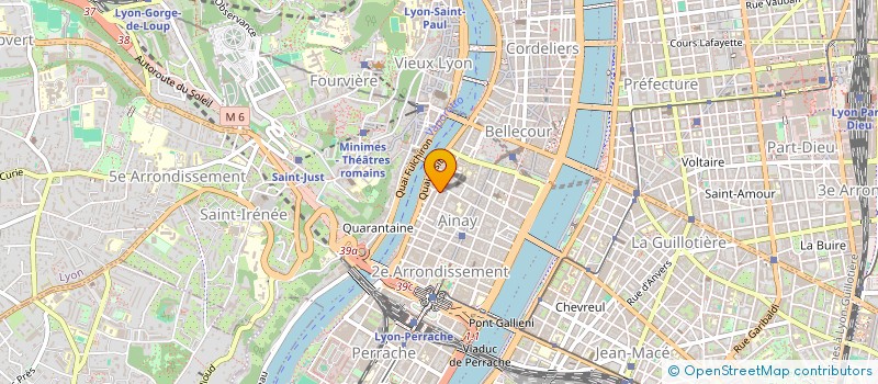 localisation de l'entreprise CHRONIQUE SOCIALE  LYON