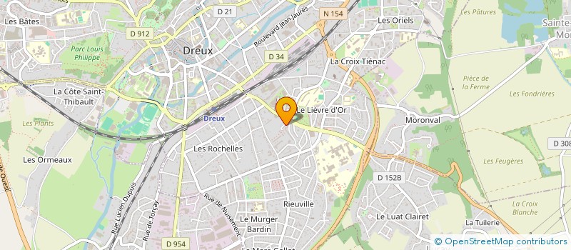 localisation de l'entreprise CHRONO 28 à DREUX