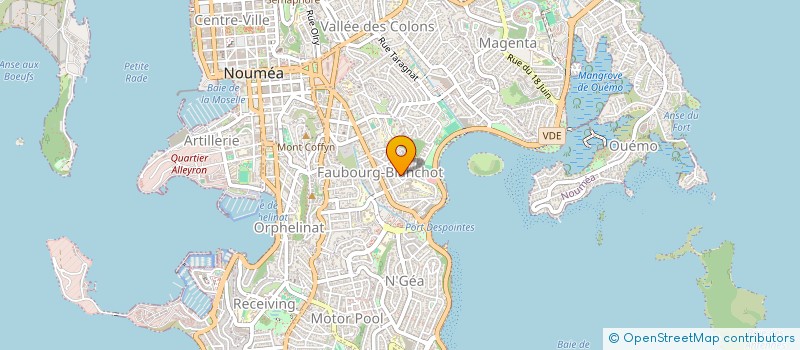 localisation de l'entreprise CHRONO 64 à NOUMEA