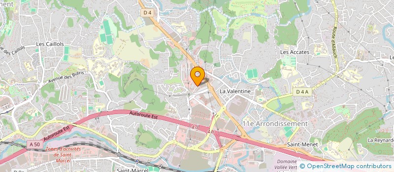 localisation de l'entreprise CHRONO à MARSEILLE