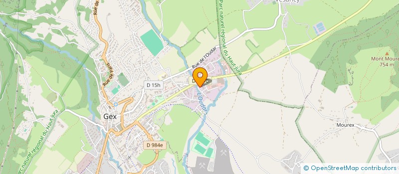 localisation de l'entreprise CHRONO  GEX