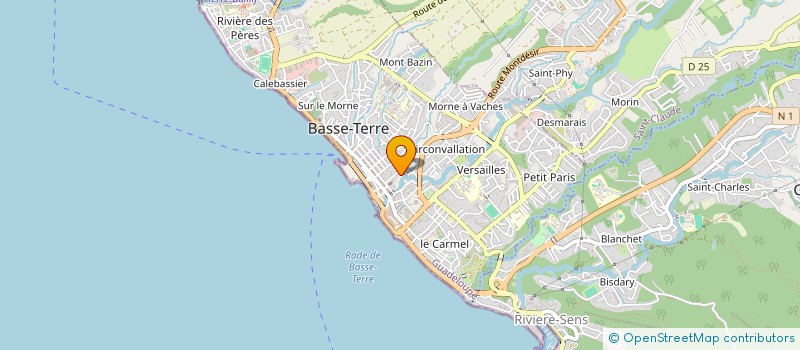 localisation de l'entreprise CHRONO ASSISTANCE à BASSE-TERRE