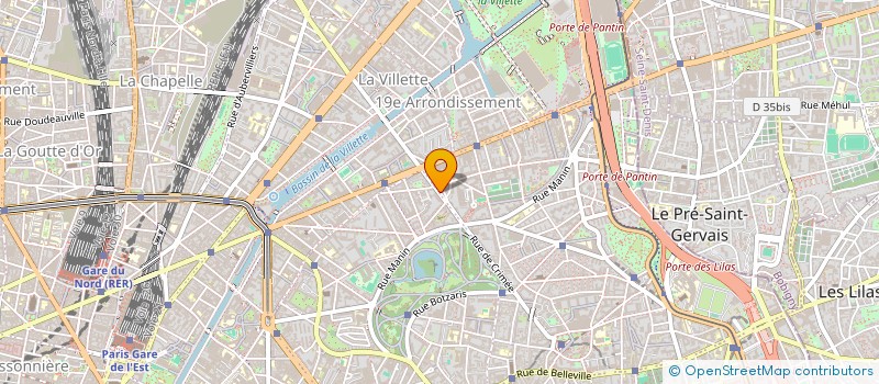 localisation de l'entreprise CHRONO BAT  PARIS