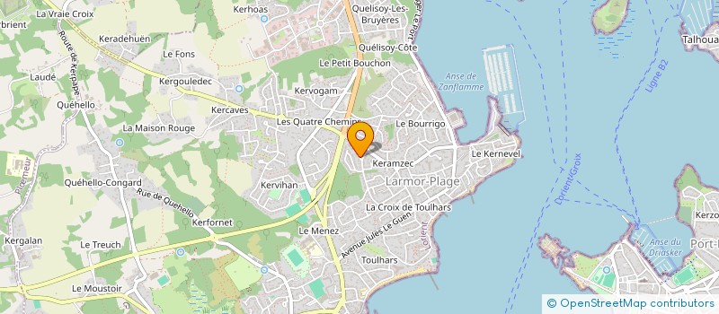 localisation de l'entreprise CHRONO-COLIS à LARMOR-PLAGE