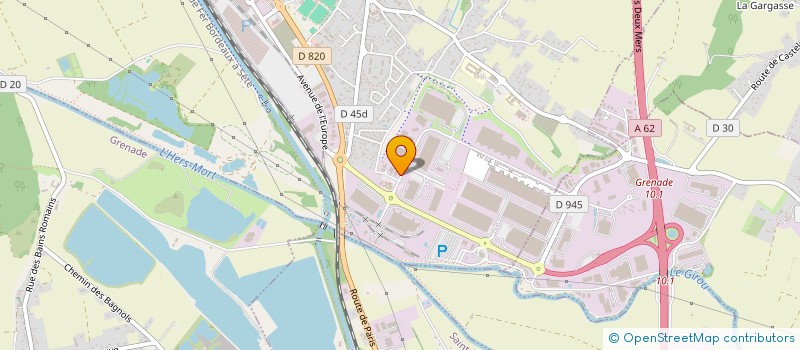 localisation de l'entreprise CHRONO COLIS SERVICES à CASTELNAU-D'ESTRETEFONDS