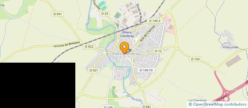 localisation de l'entreprise CHRONO CONDUITE à ILLIERS-COMBRAY