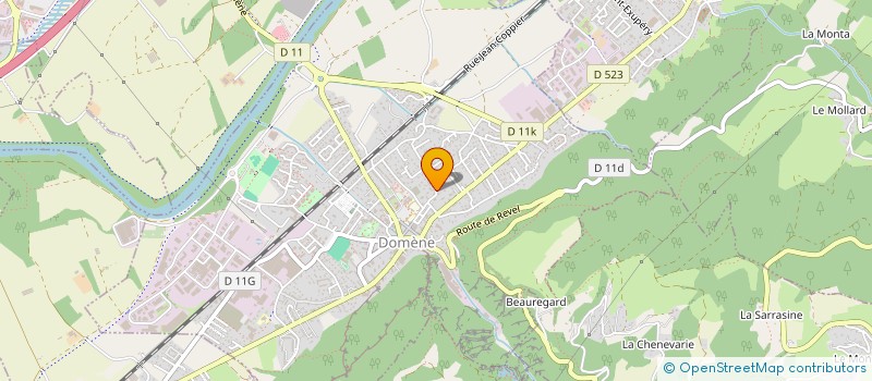 localisation de l'entreprise CHRONO CONSULT HOLDING  DOMENE