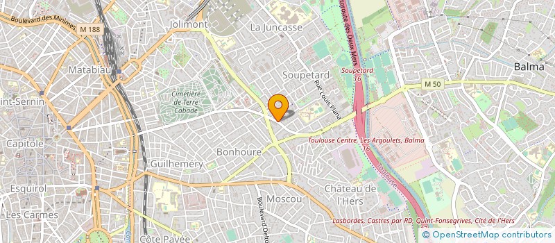 localisation de l'entreprise CHRONO COURSE à TOULOUSE