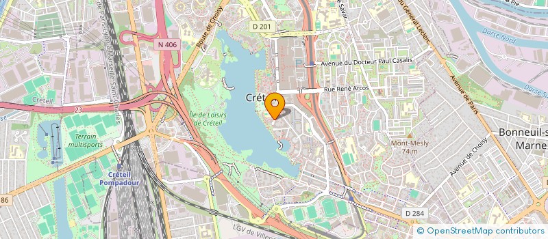 localisation de l'entreprise CHRONO DEGO à CRETEIL