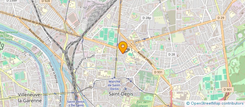 localisation de l'entreprise CHRONO DEPANN FRANCE à SAINT-DENIS