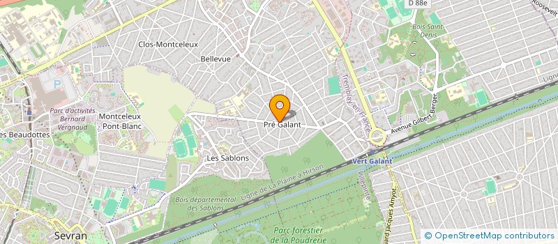 localisation de l'entreprise CHRONO DEPANNAGES CHAUFFAGES à VILLEPINTE