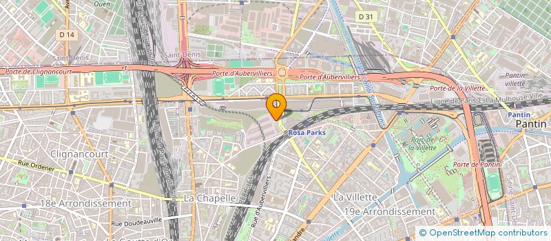 localisation de l'entreprise CHRONO ENTREPRISES  PARIS