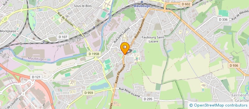 localisation de l'entreprise CHRONO FOOD  LOUVROIL