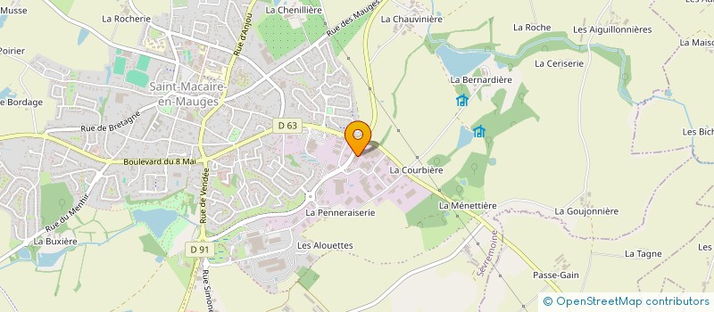 localisation de l'entreprise CHRONO FORMES  BAGNOLET