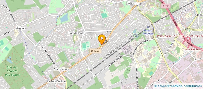 localisation de l'entreprise CHRONO JEUNES à PESSAC