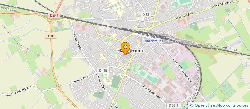 localisation de l'entreprise CHRONO MOBILE à HAZEBROUCK
